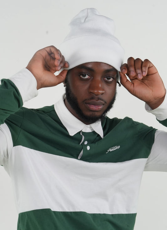 White Satin Beanie
