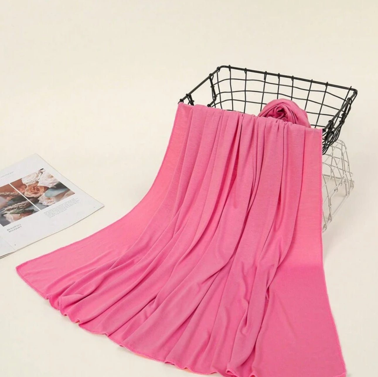 Hot pink hijab